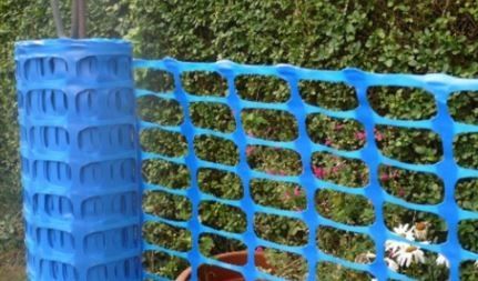 MALLA SEÑALIZACION AZUL 1X10m